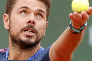 Une défaite d'entrée pour Wawrinka à Bordeaux KEYSTONE/EPA/SEBASTIEN NOGIER